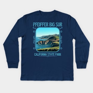 Pfeiffer Big Sur State Park California Kids Long Sleeve T-Shirt